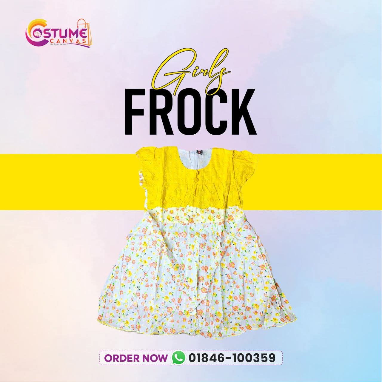Roses cotton frock
