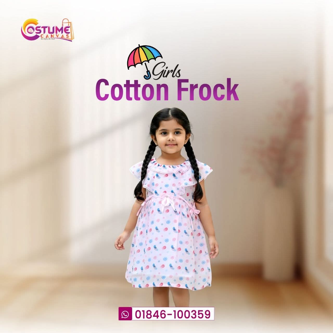 Candy Dot Cotton Frock