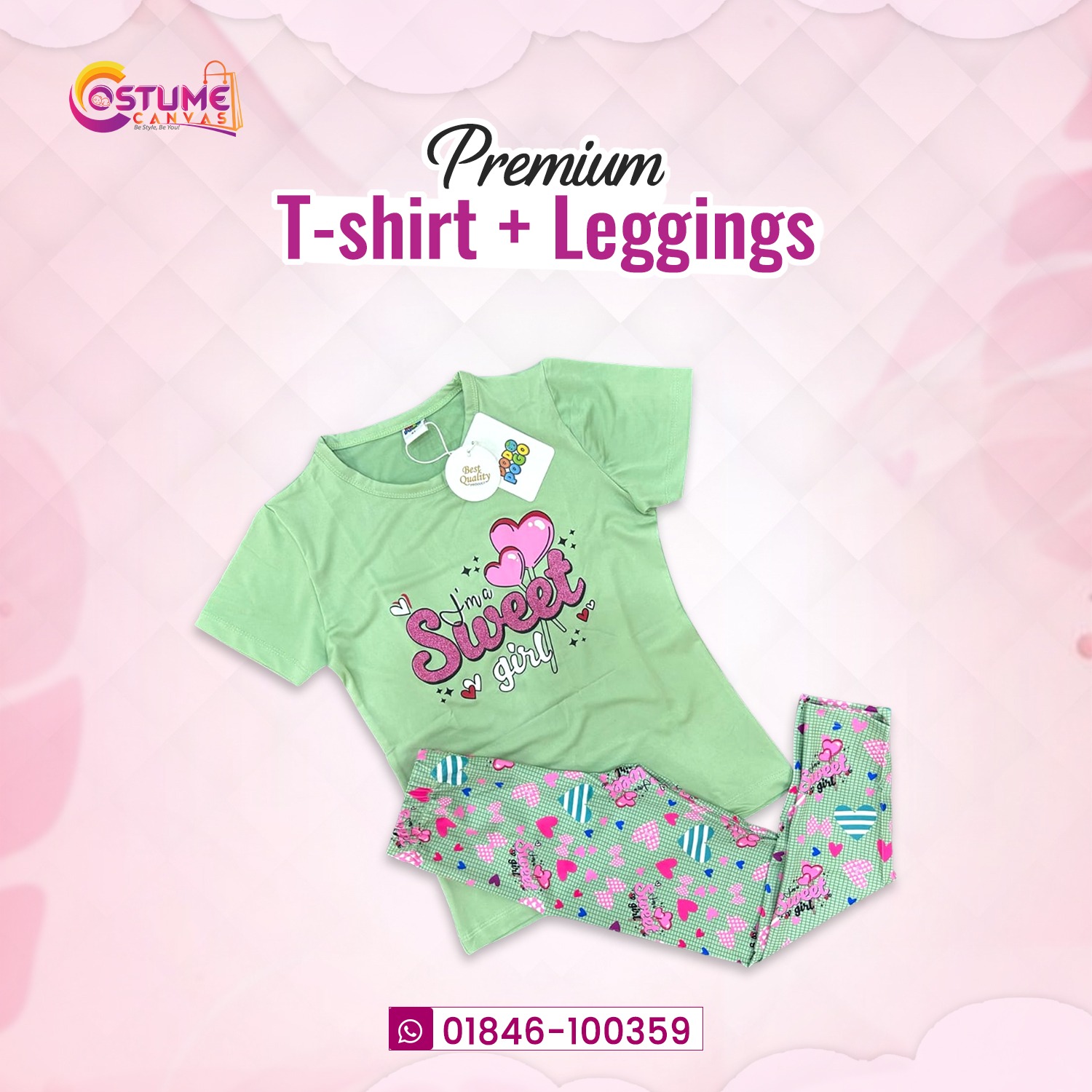 Sweet Girl T-Shirt Leggings