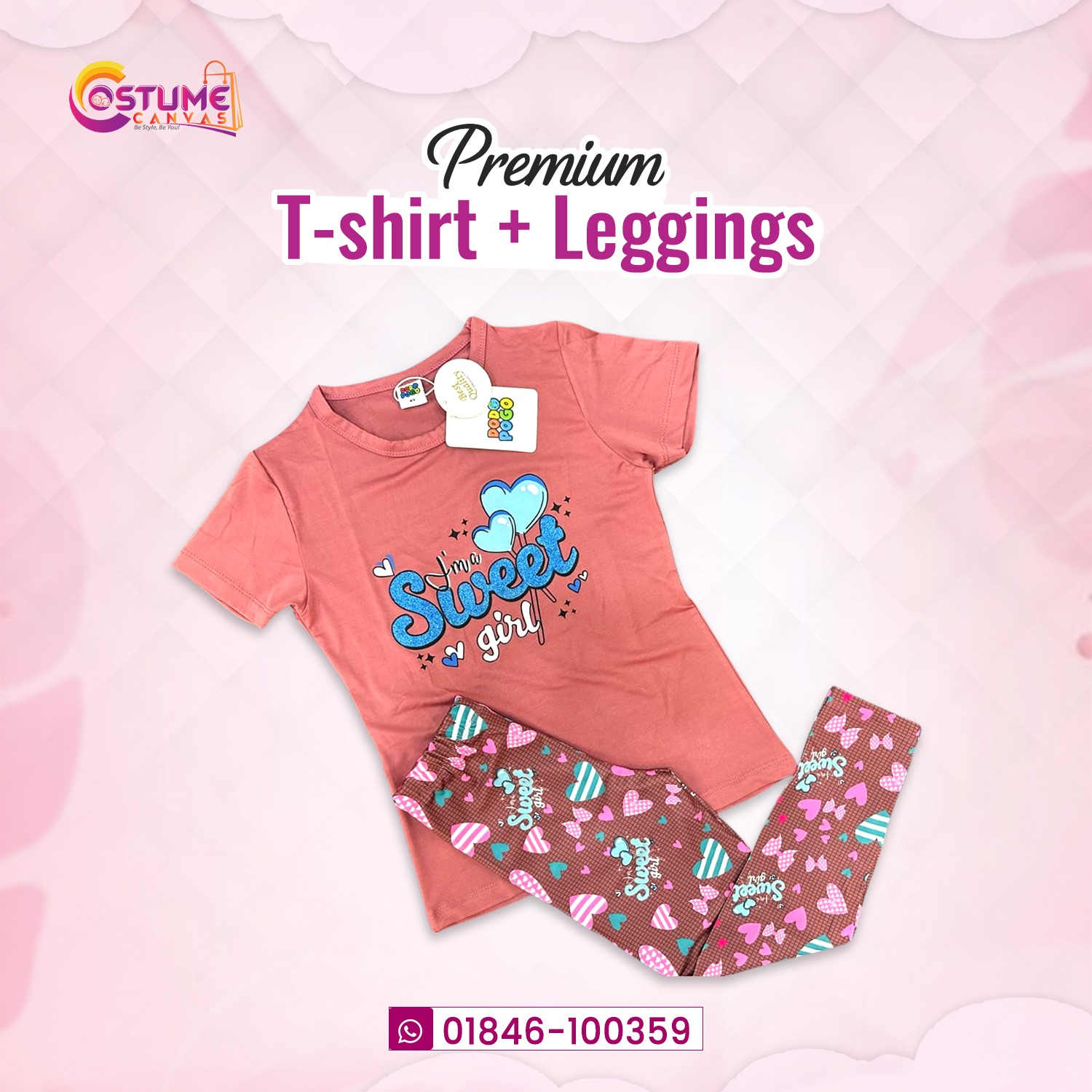 Sweet Girl T-Shirt Leggings