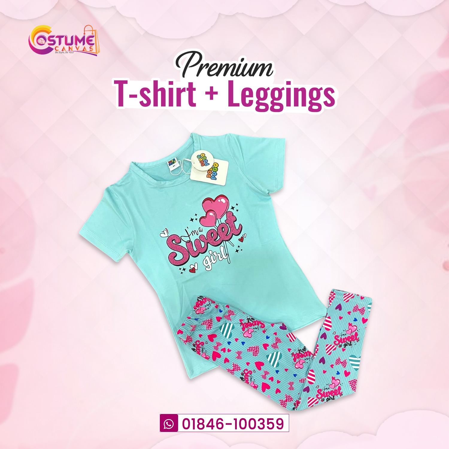 Sweet Girl T-Shirt Leggings