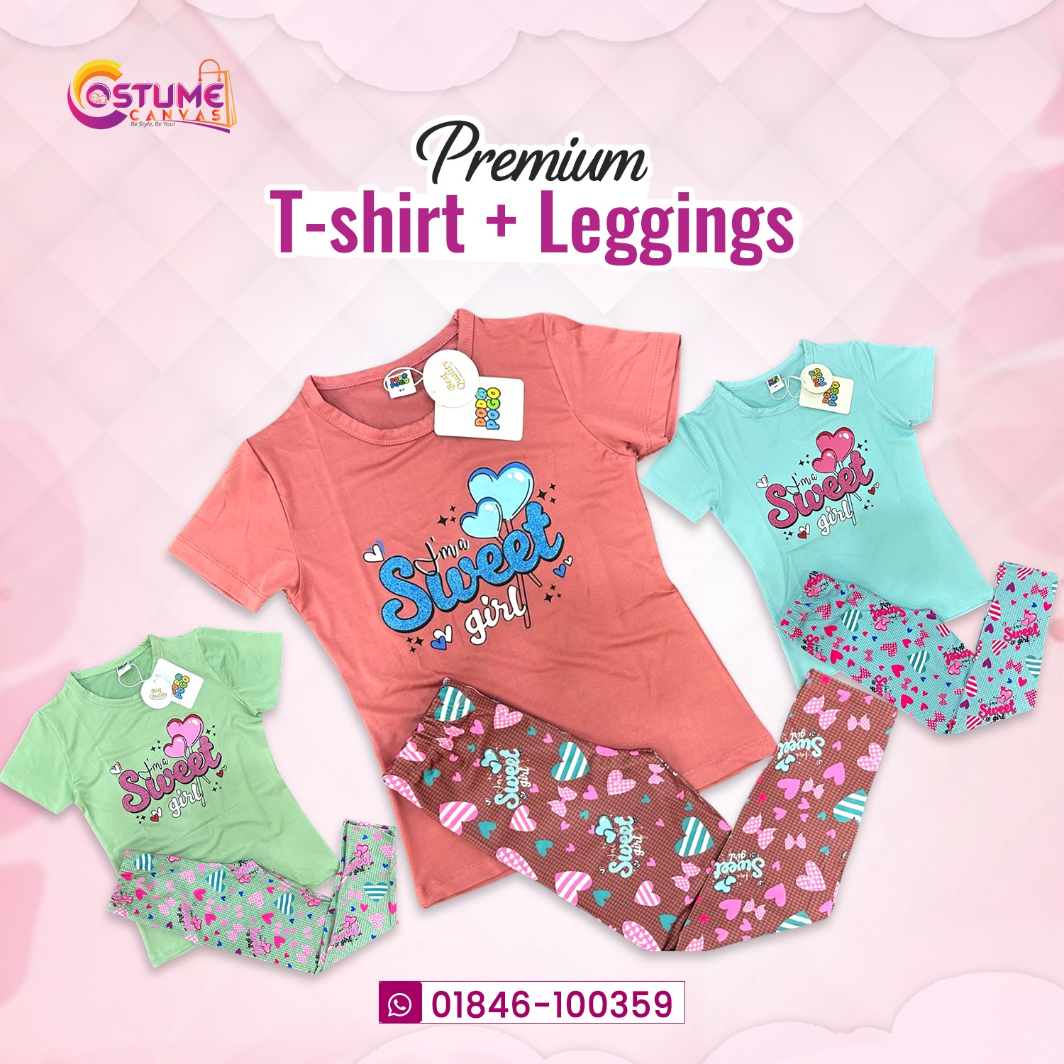 Sweet Girl T-Shirt Leggings