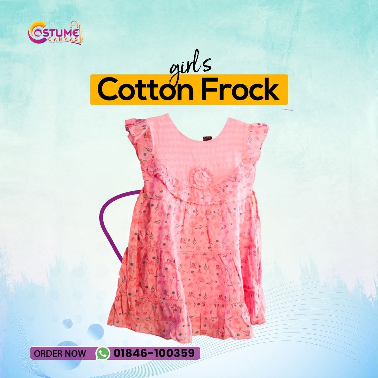 Sunflower Cotton Frock