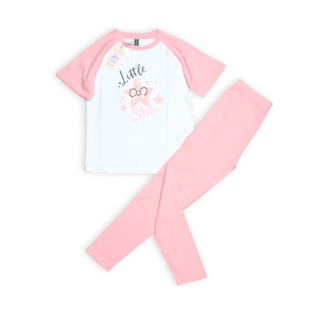 Girls Half-sleeve t-shirt & leggings set